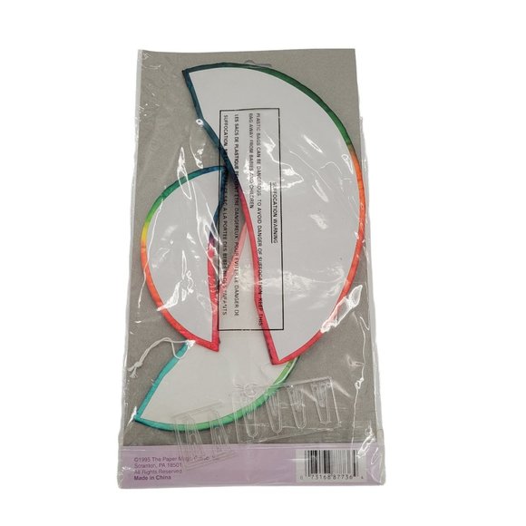 Vtg Honeycomb Dip-Dye Easter Eggs Eureka Decoration Set of 3 NOS - Picture 2 of 7